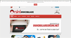Desktop Screenshot of immobiliareorsini.net